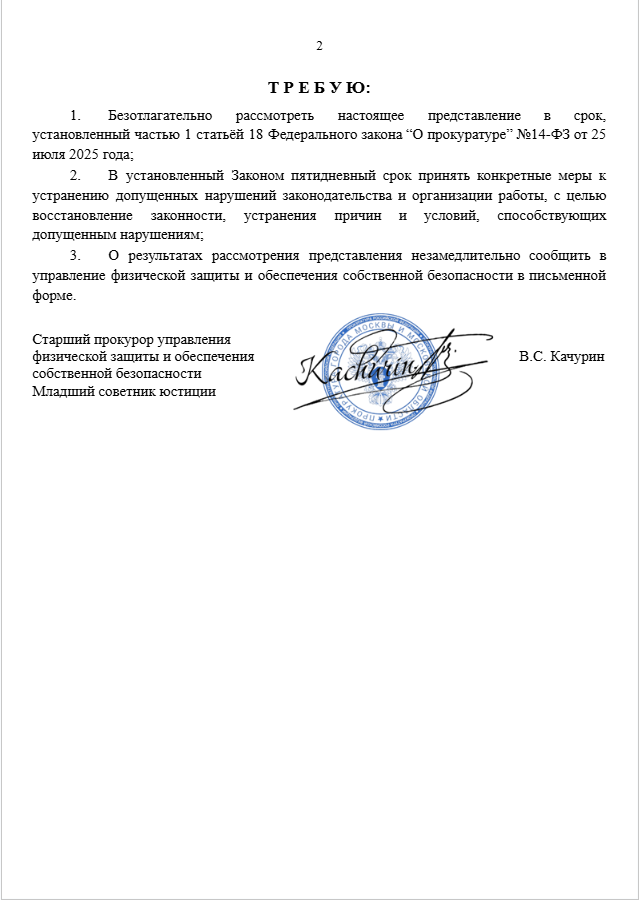 Представление №1730